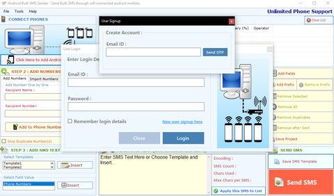 Bulk SMS Sender