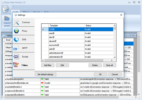 Globo Mail Verifier