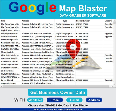 Google Map Blaster