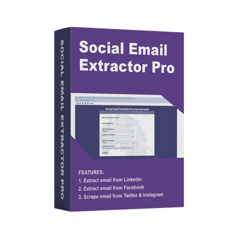 Social Email Extractor