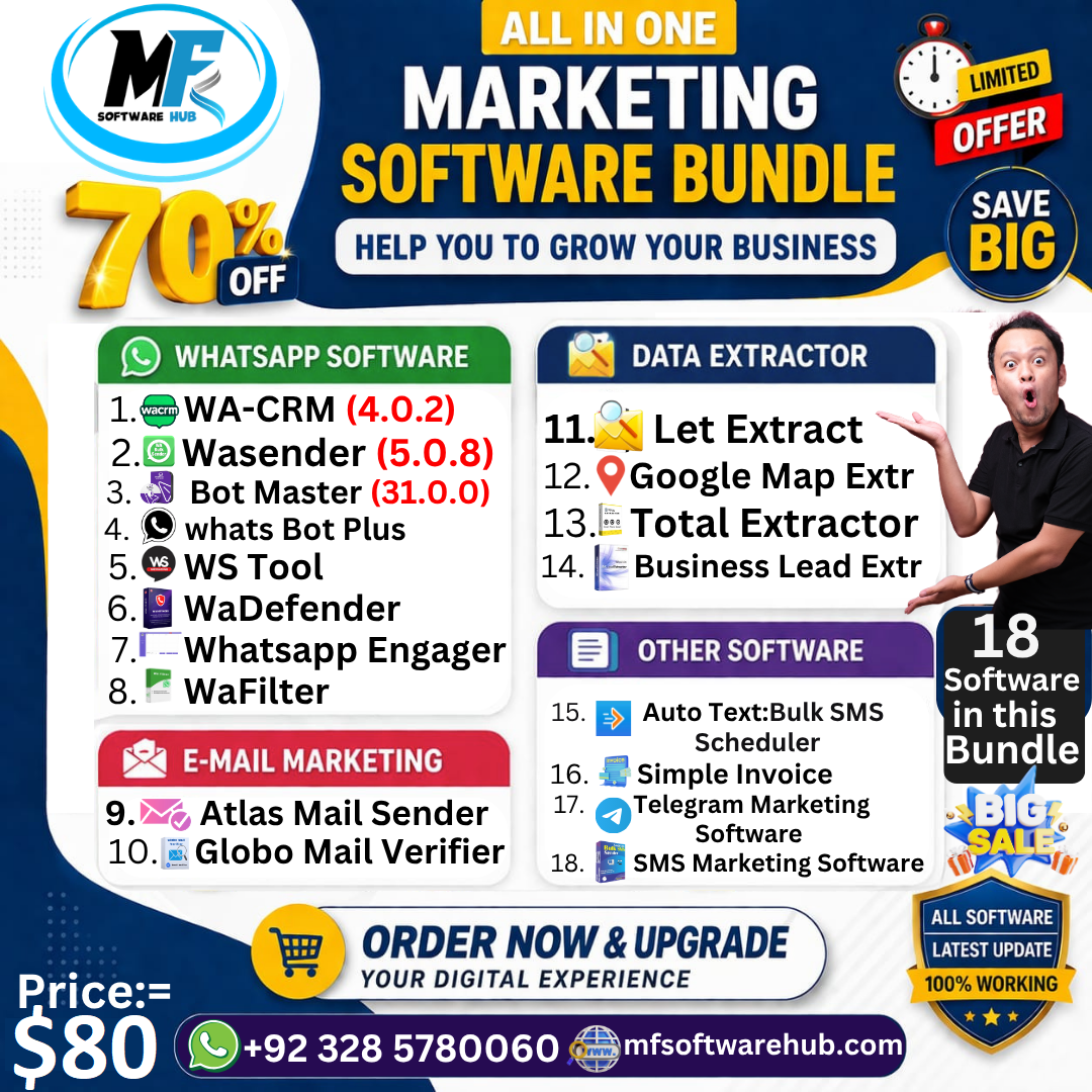 $80 All in one Software Bundle - Image 1
